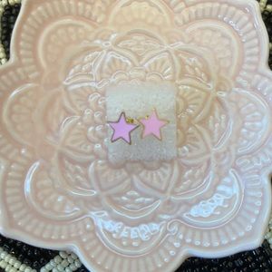 EarFleek Seeing Pink Stars Earrings